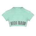 Abdominis Crop Move Camiseta De Manga Corta Mujeres-Mint