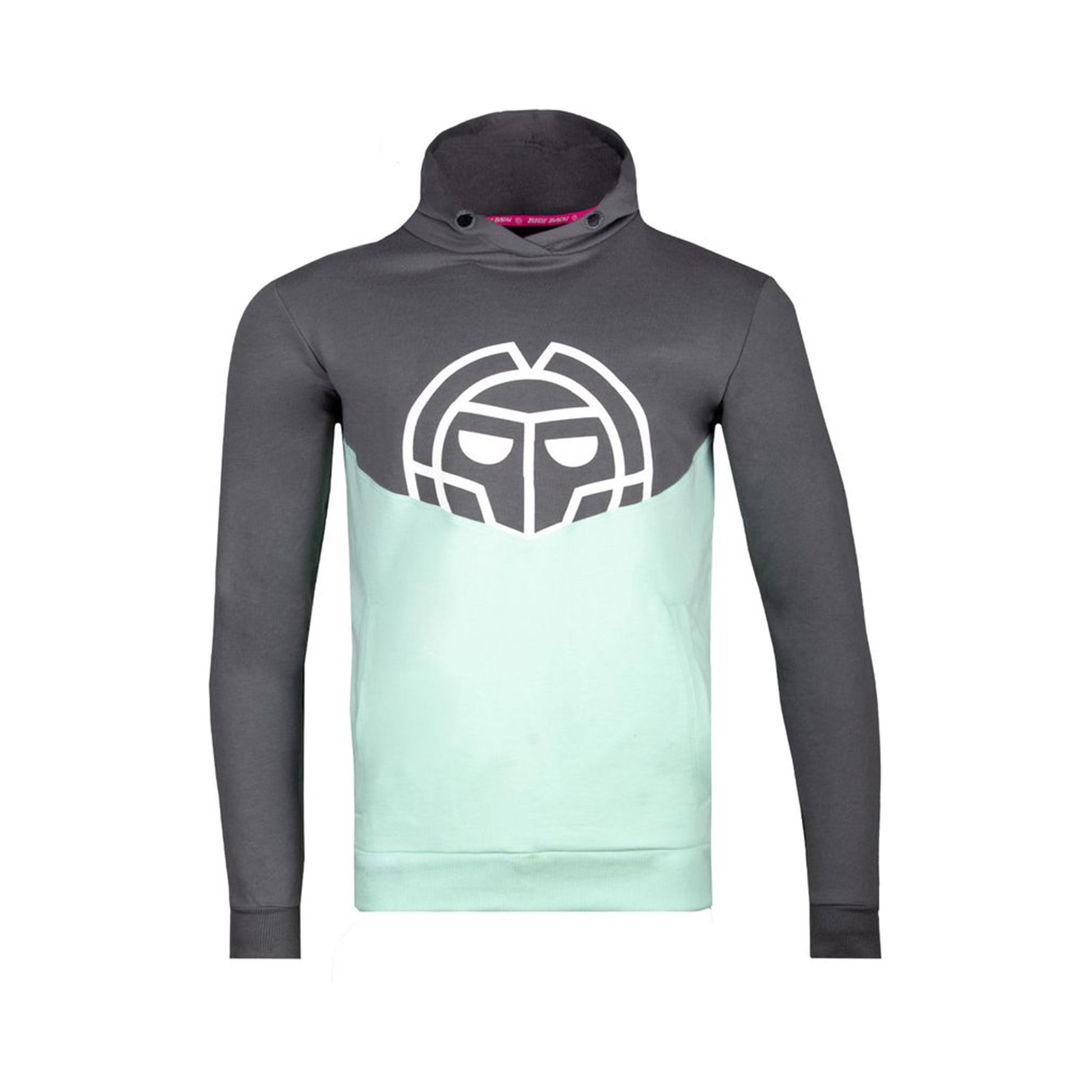 BIDI BADU Bassem Lifestyle Sudadera con capucha Chicos - gris oscuro, mint