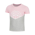 Mandisa Lifestyle Camiseta de manga corta Chicas - rosa, gris claro