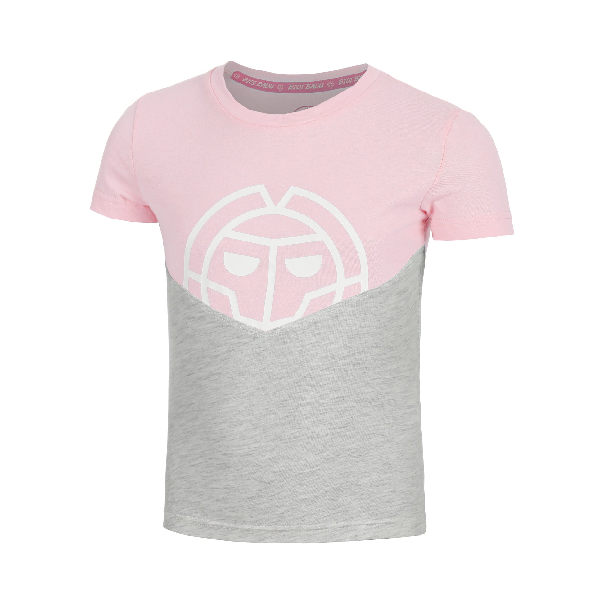 BIDI BADU Mandisa Lifestyle Camiseta de manga corta Chicas - rosa, gris claro