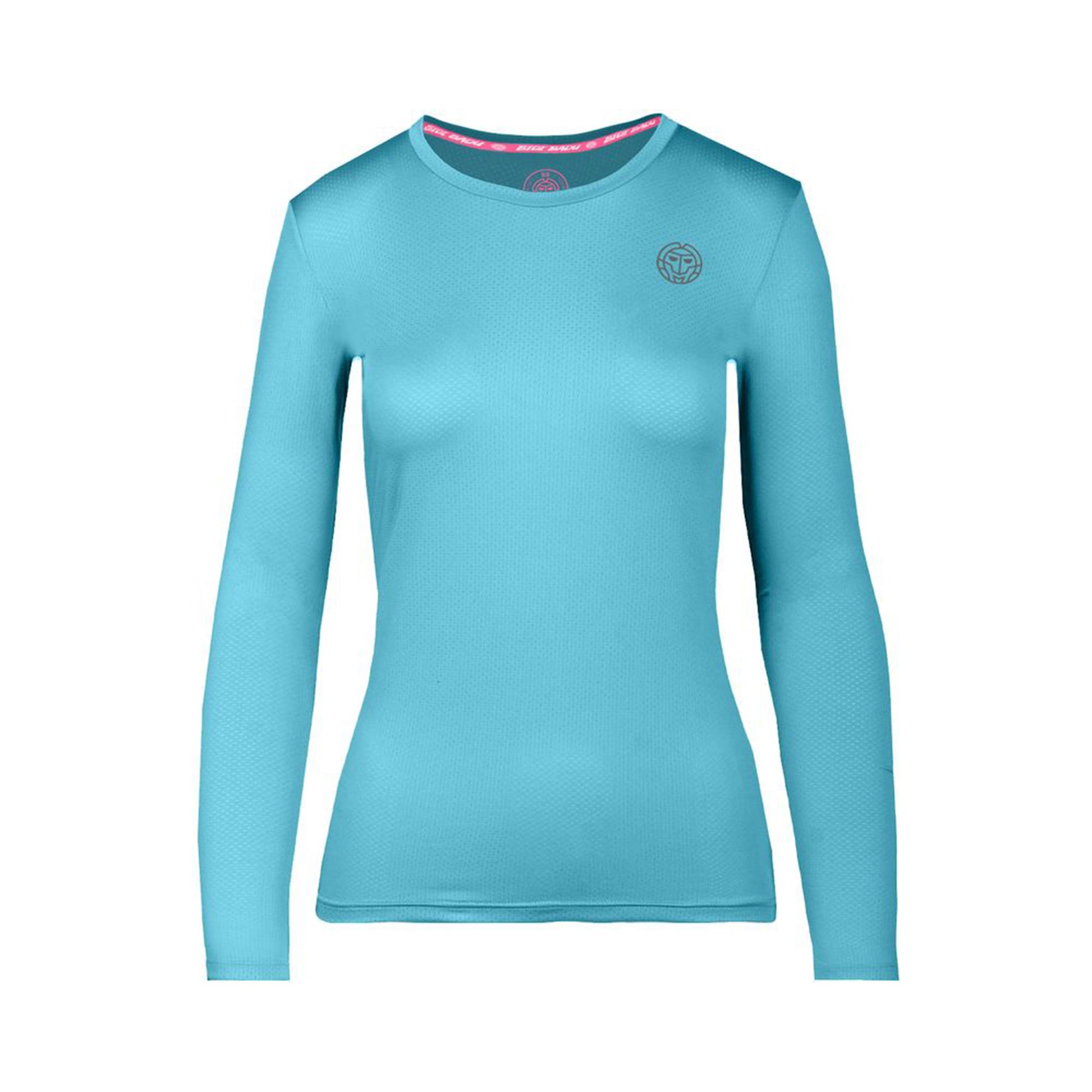 BIDI BADU Mina Tech Roundneck Camiseta de manga larga Chicas - azul claro,