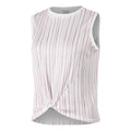 Snake Rattle N'Roll Twist Front Camiseta de tirantes Mujeres - blanco, rosa