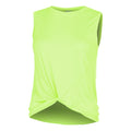 Twist Front Camiseta De Tirantes Mujeres-Verde Neón
