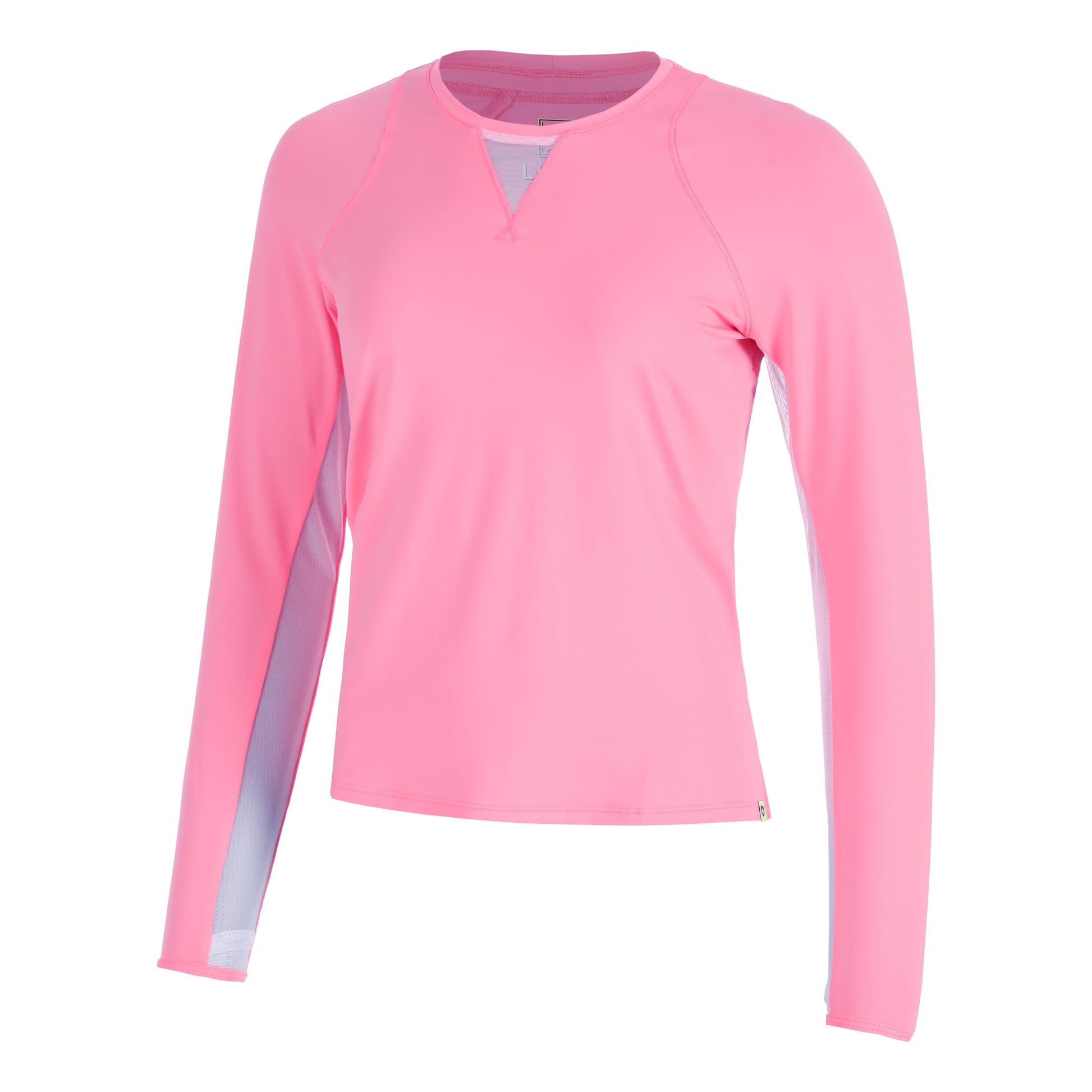 Lucky in Love High Low Breezy Camiseta De Manga Larga Mujeres-Rosa