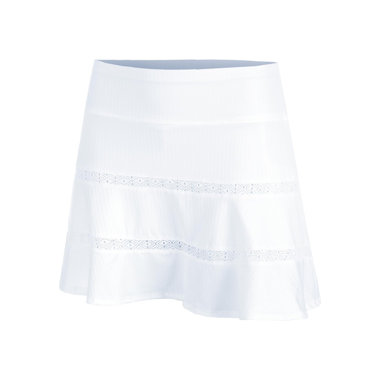 Lucky in Love Tier Flounce 14in Falda Mujeres - blanco,