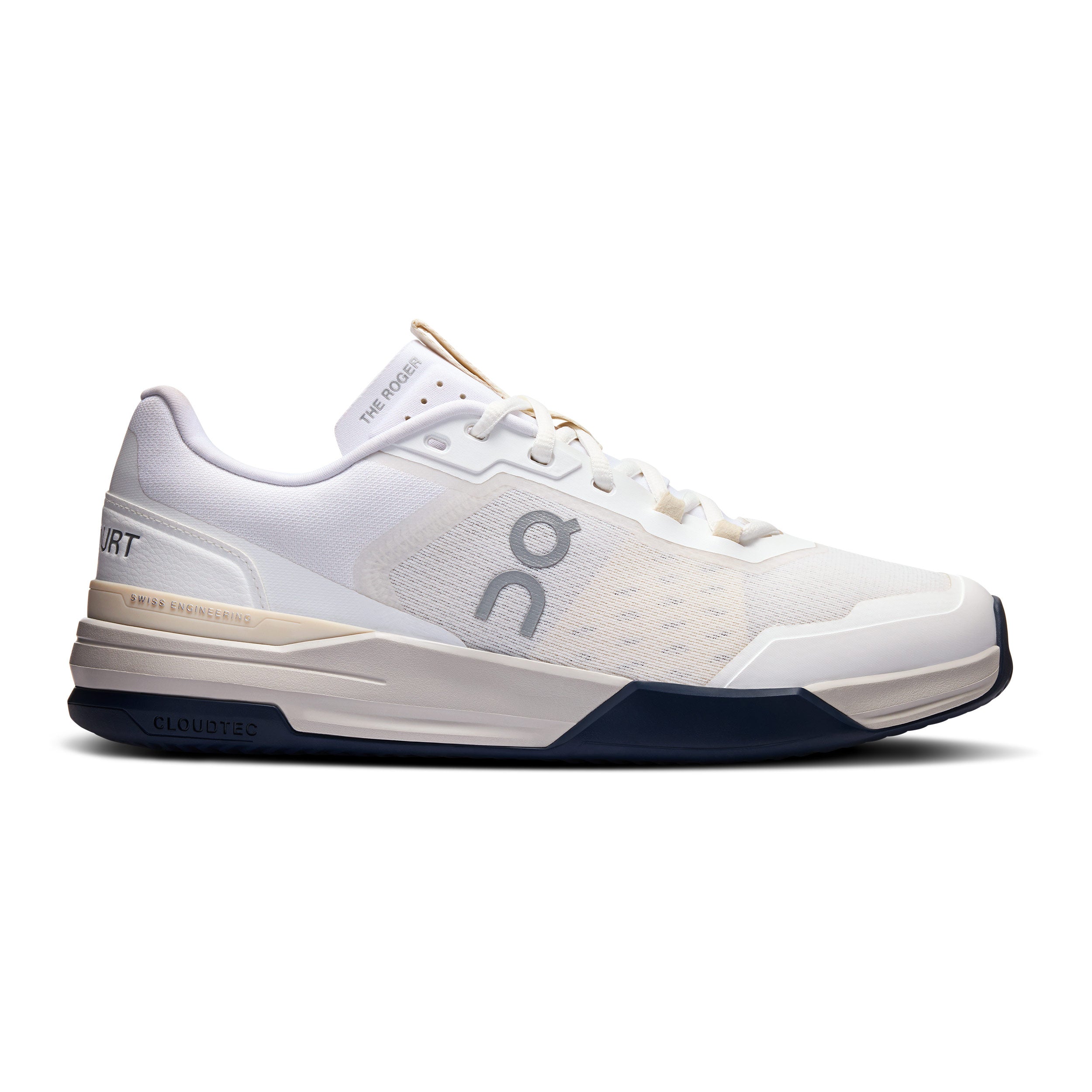 On The Roger Advantage Pro Zapatilla Tierra Batida Hombres-Blanco,Crema