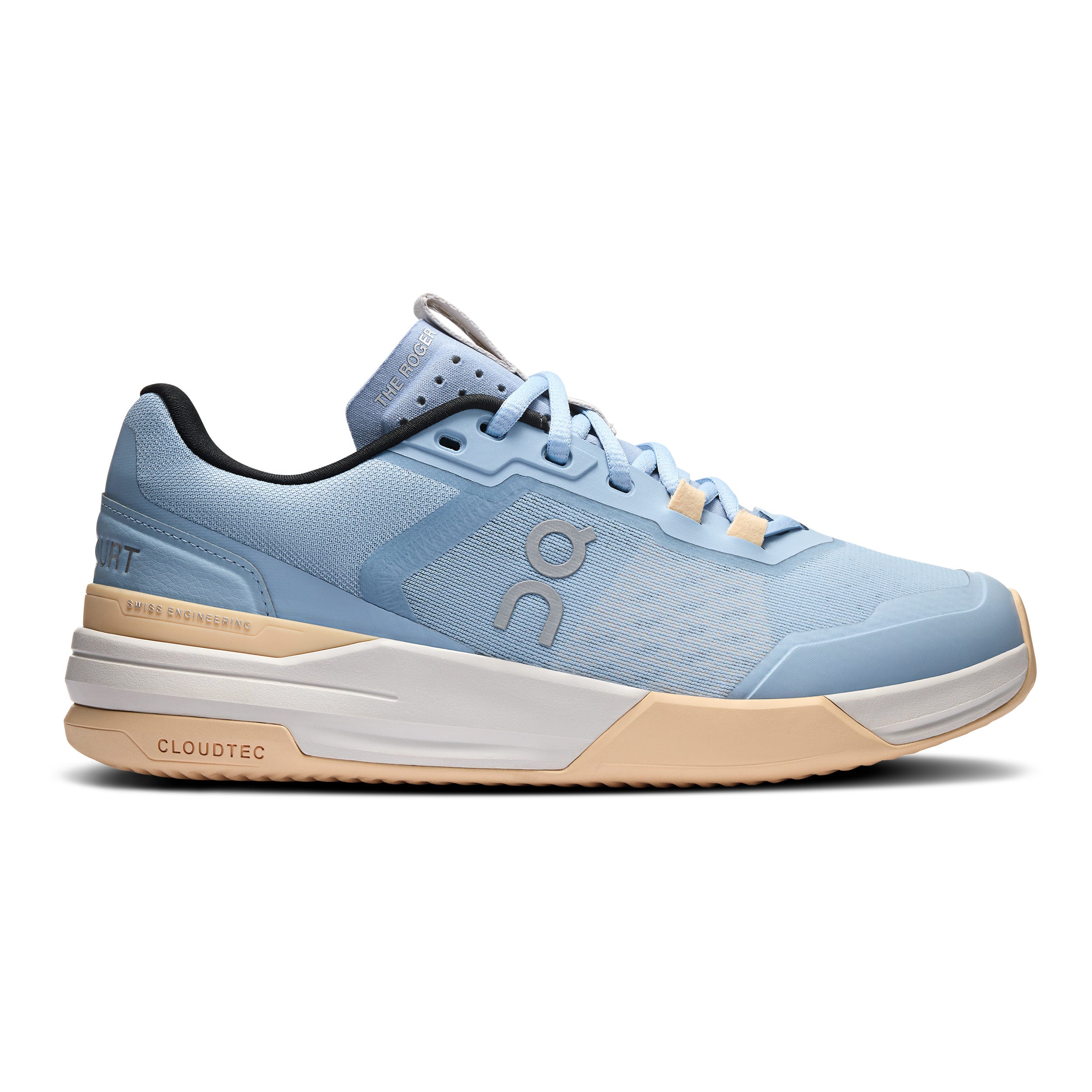 On The Roger Advantage Pro Zapatilla Tierra Batida Mujeres-Azul Claro,Albaricoque