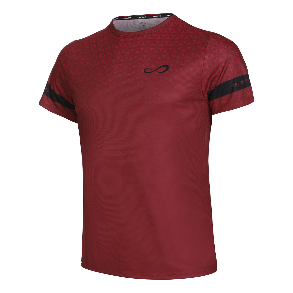 Endless Ace Geo Camiseta de manga corta Hombres - rojo,