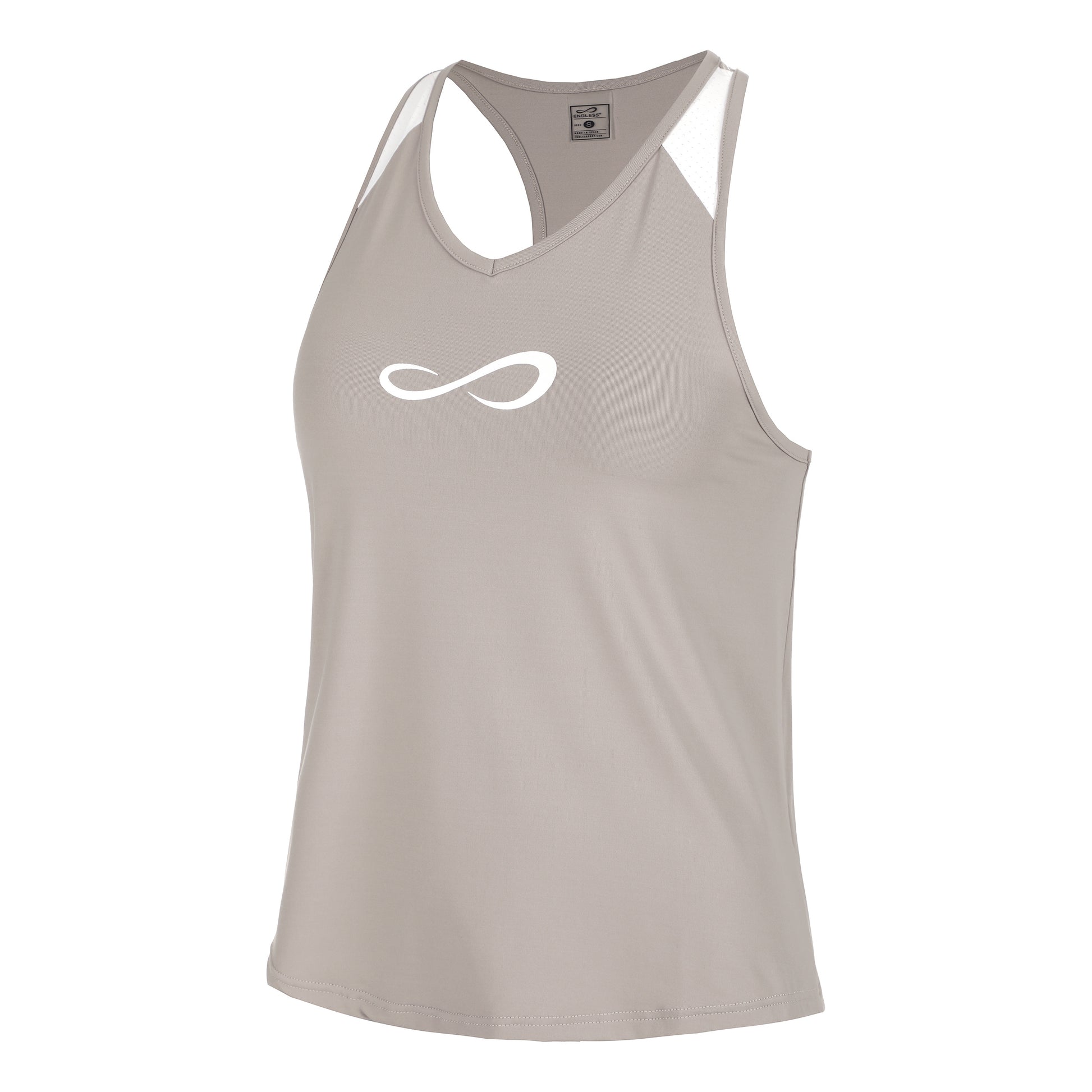 Endless Speed V Camiseta de tirantes Mujeres - crema,