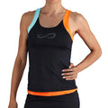 Race Camiseta De Tirantes Mujeres-Negro,Naranja