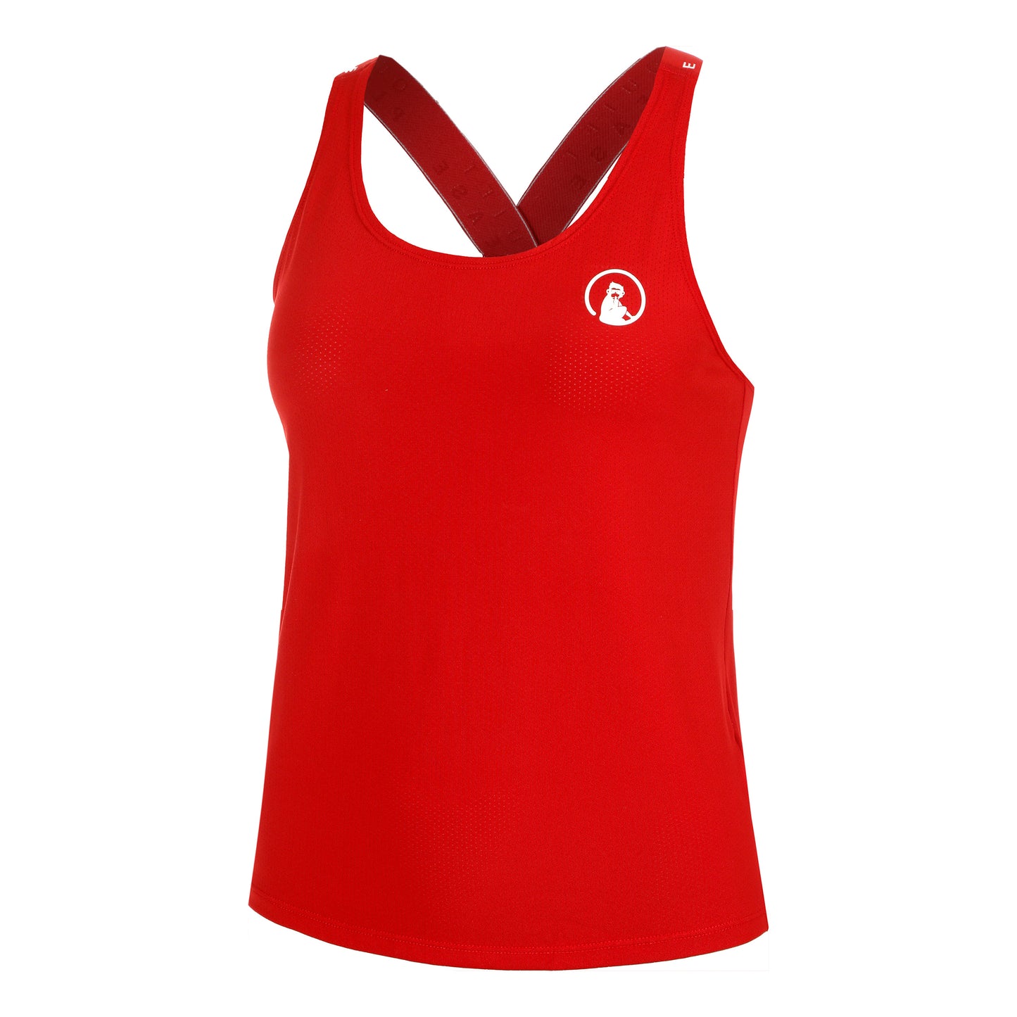 Quiet Please Serve & Volley 2.0 Camiseta De Tirantes Mujeres-Rojo