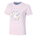 Mind Swirl Court Camiseta De Manga Corta Mujeres-Morado,Multicolor