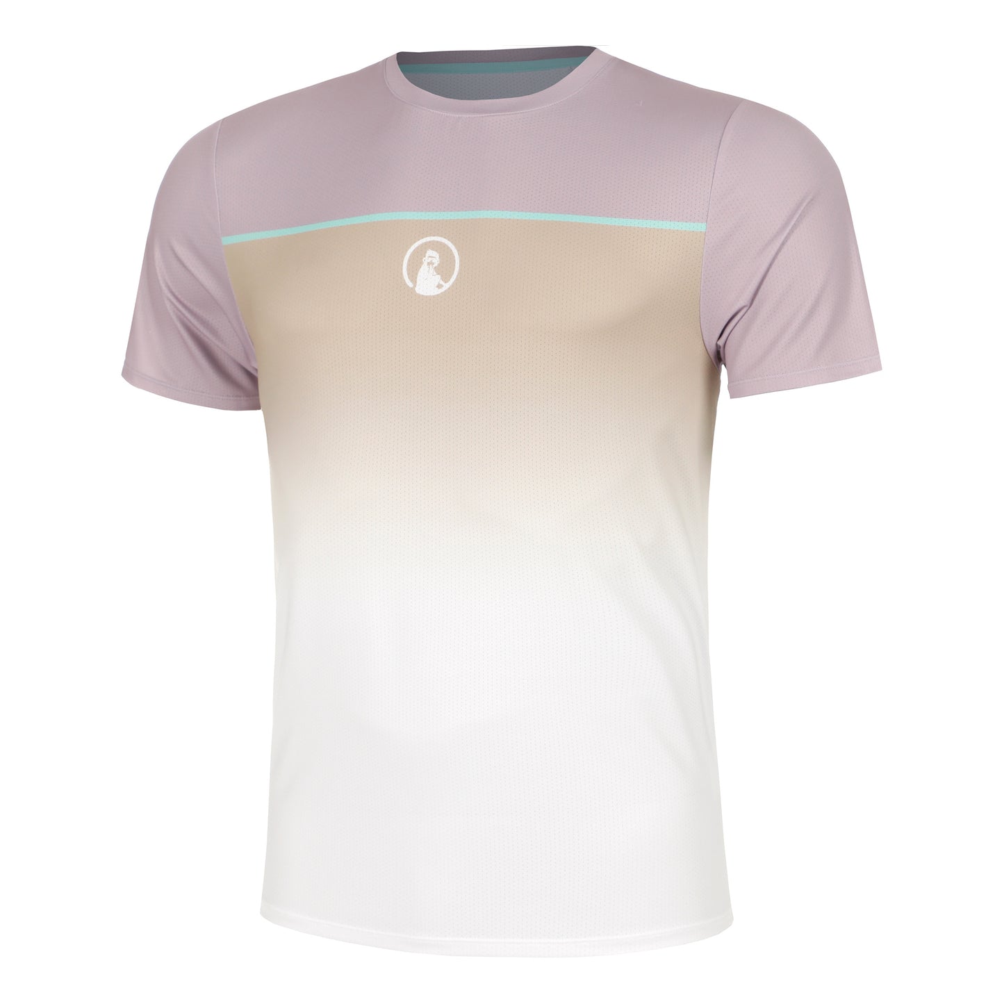 Quiet Please Mind Receiver Faded Camiseta De Manga Corta Hombres-Lila,Multicolor