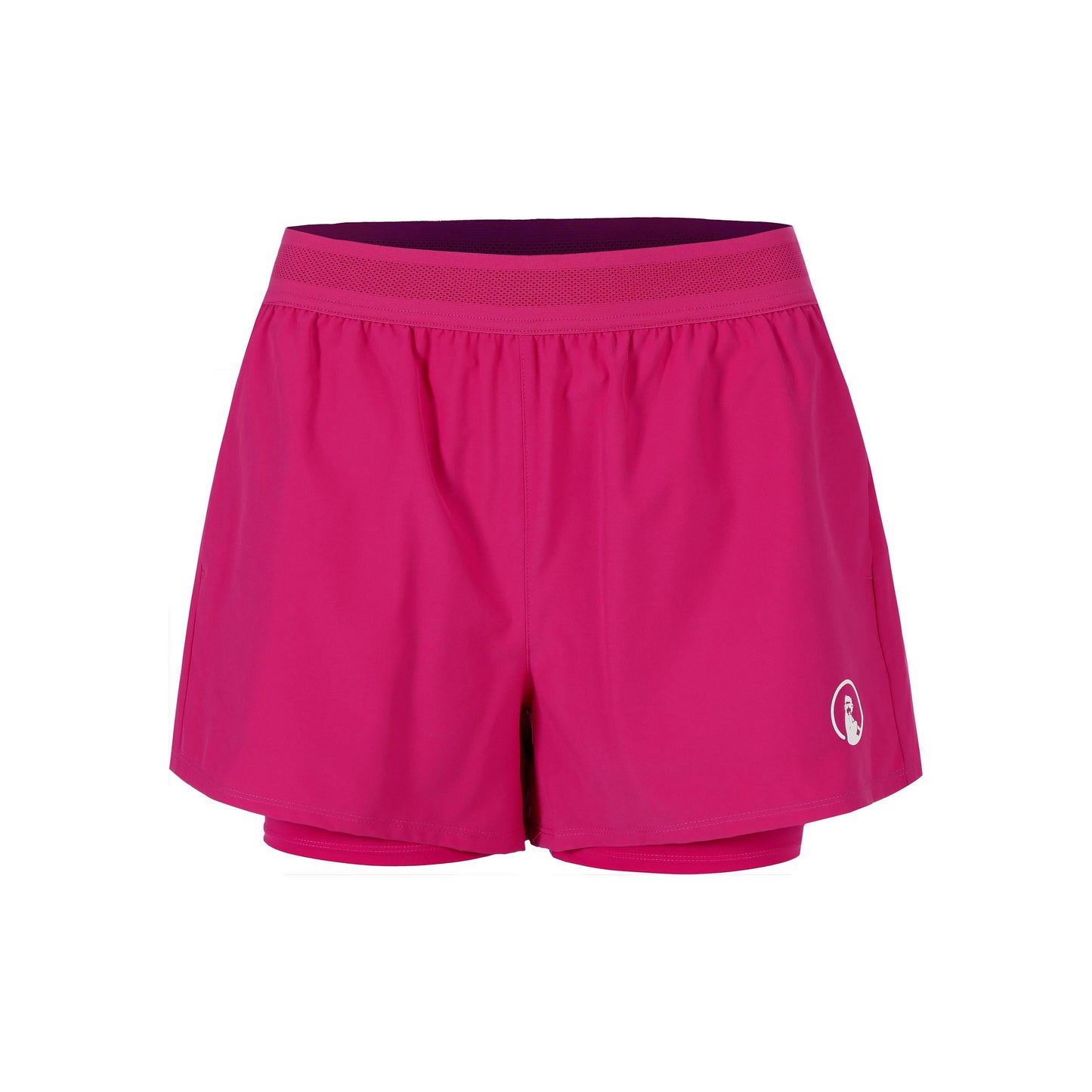 Quiet Please Create Rematch 2in1 Shorts Mujeres-Rosa
