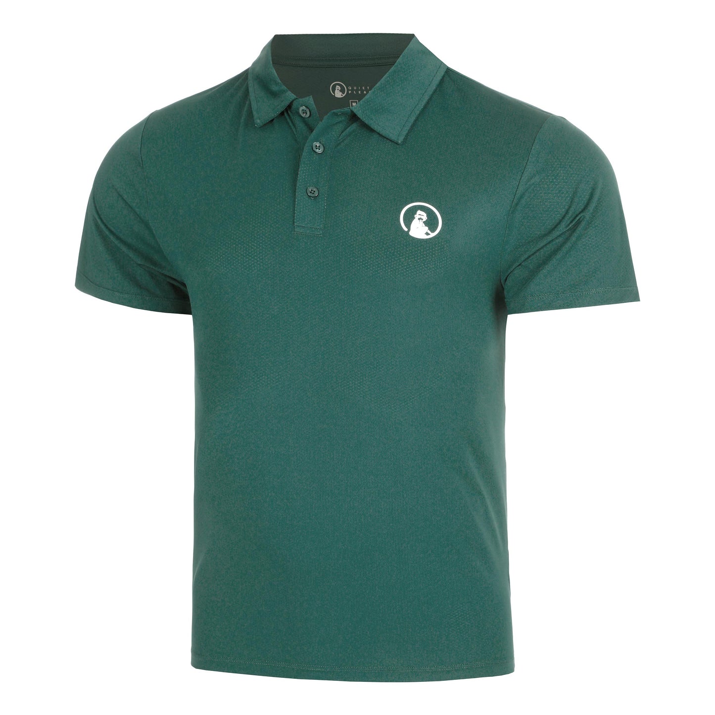 Quiet Please Tournament Polo Hombres-verde