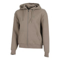 Tonal Core Zip Sudadera con cremallera Mujeres - gris, marrón