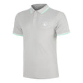 Joy Tournament Tipping Polo Hombres - gris, blanco