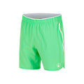 Drop 7in Shorts Hombres - verde, blanco