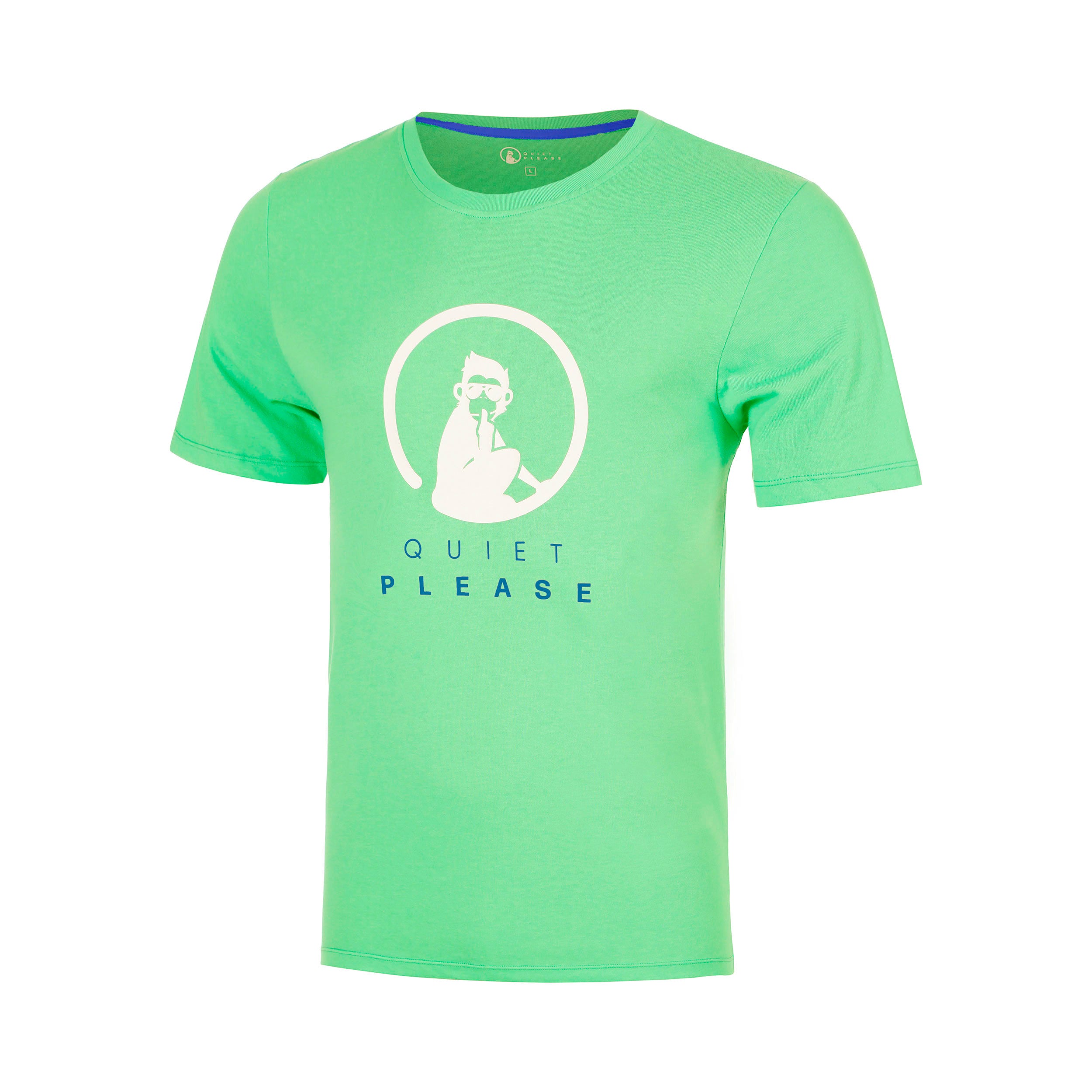 Quiet Please Joy Advantage Logo Camiseta de manga corta Chicos - verde, blanco