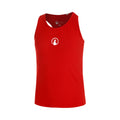Racerback Camiseta De Tirantes Chicas-Rojo,Blanco