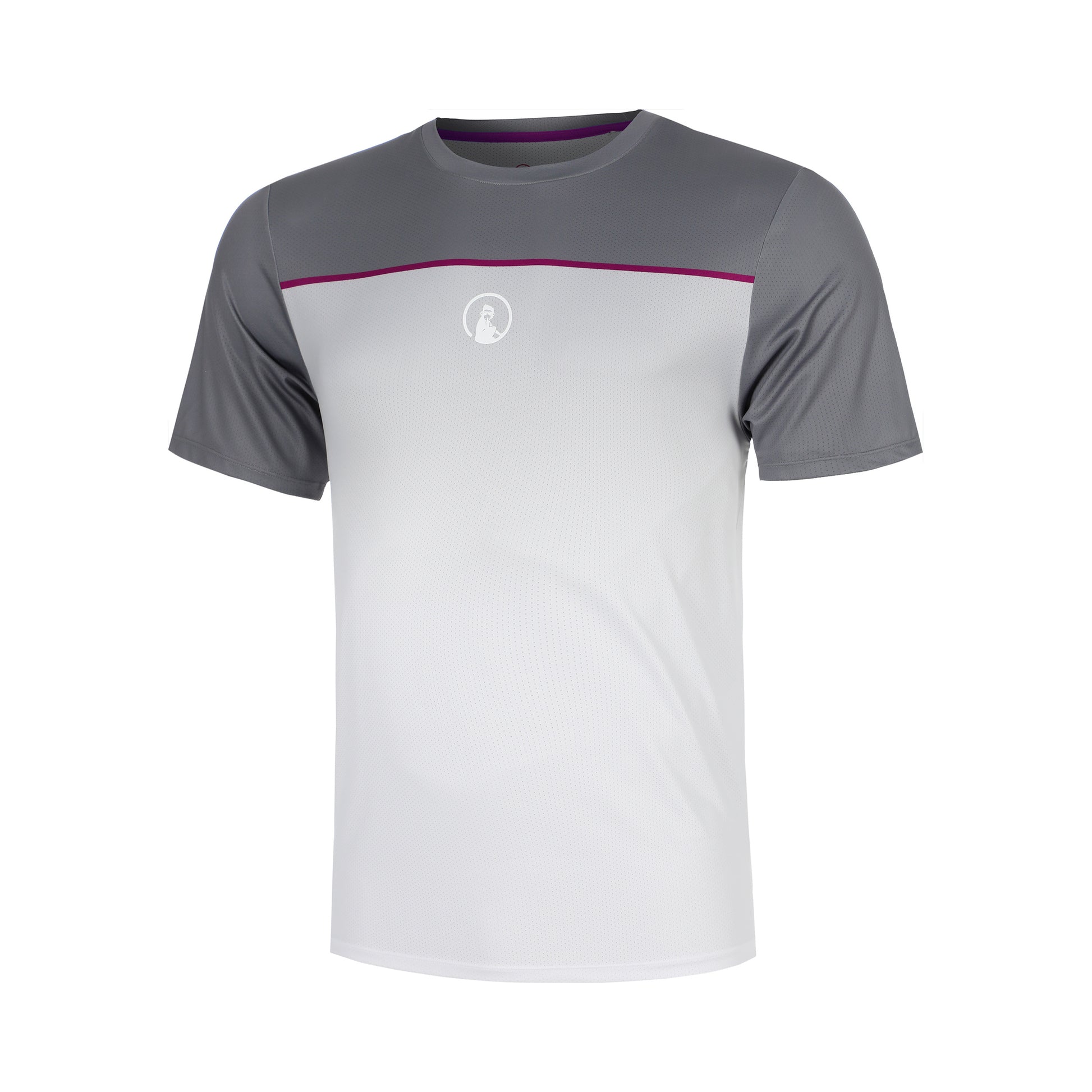 Quiet Please Receiver Faded Camiseta de manga corta Chicos - gris, blanco