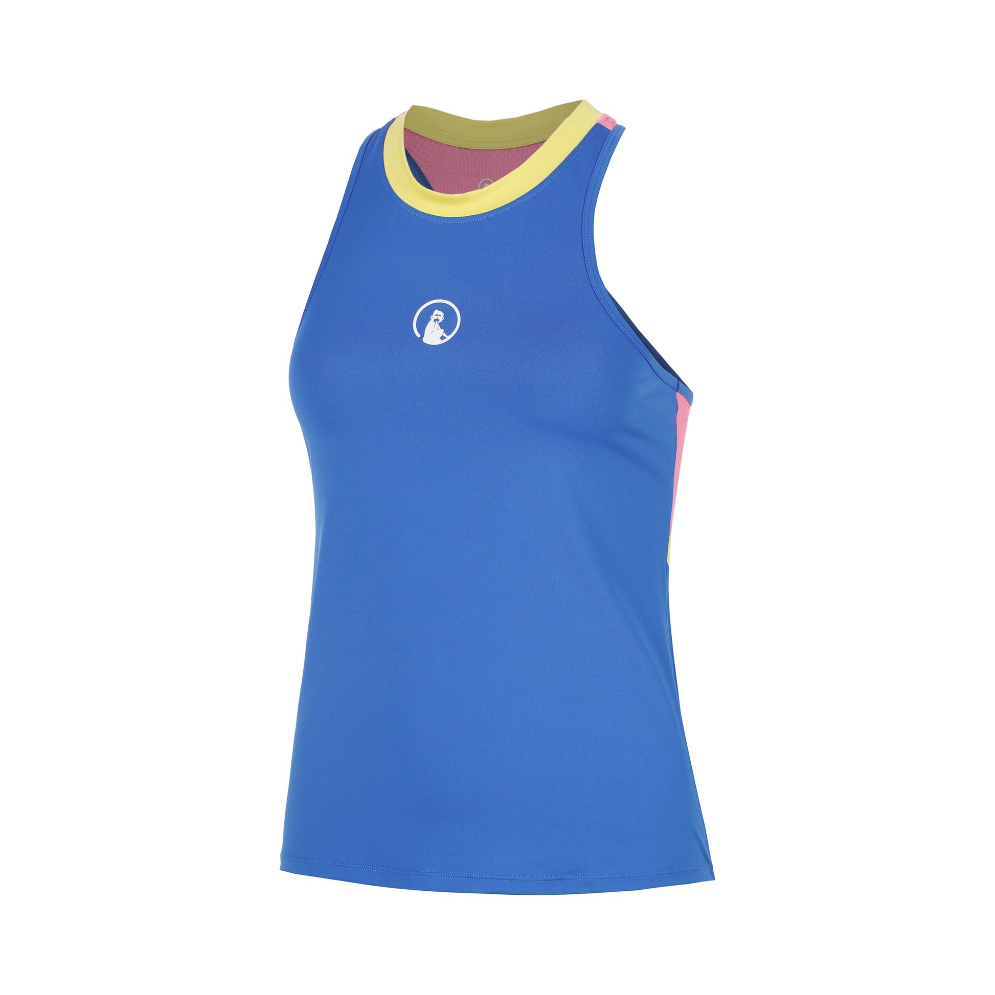Quiet Please Racerback 2.0 Camiseta de tirantes Chicas - azul, blanco