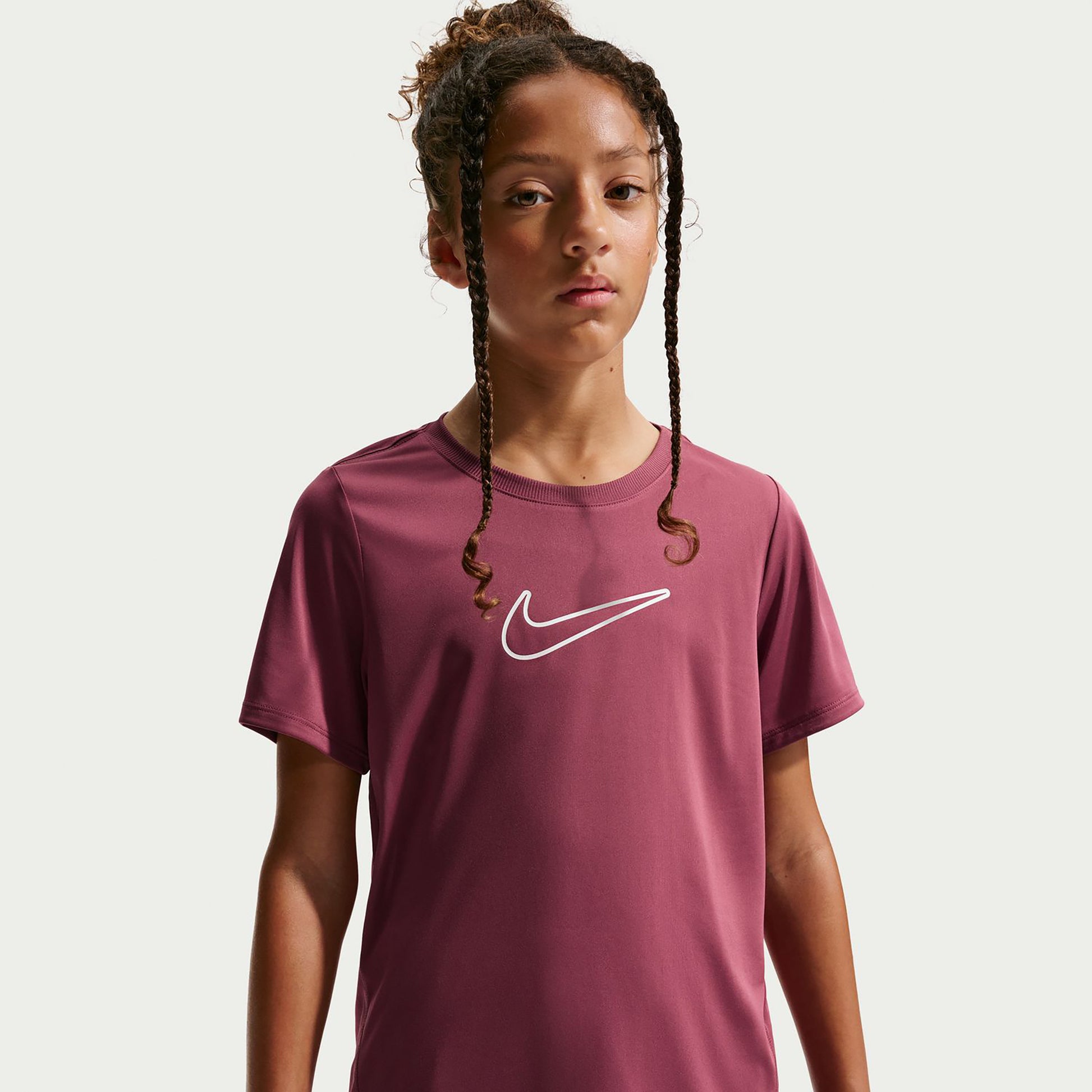 Nike Dri-FIT One Camiseta de manga corta Niños - malva
