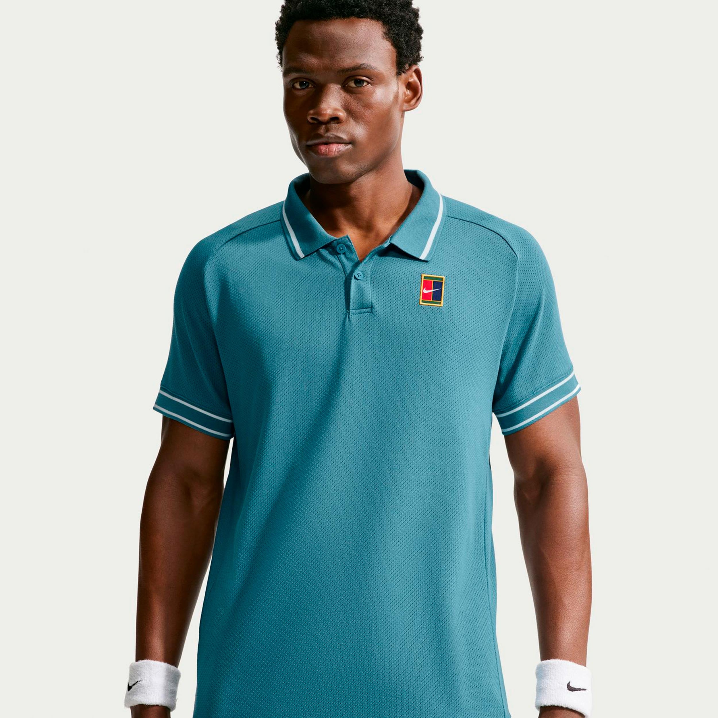 Nike Court Heritage Polo Hombres - color petróleo, color petróleo