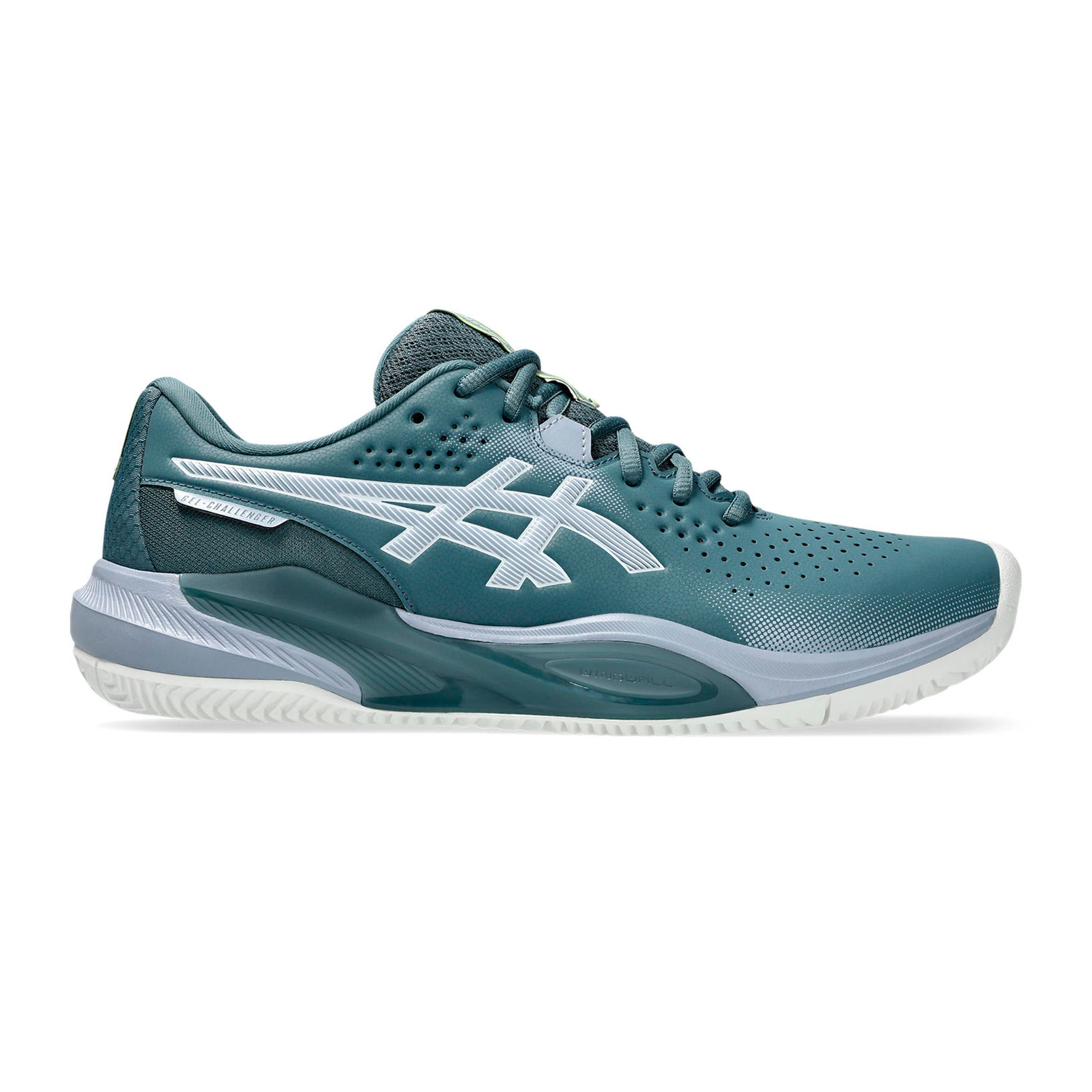 ASICS Gel-Challenger 15 Zapatilla tierra batida Hombres - gris, azul-gris