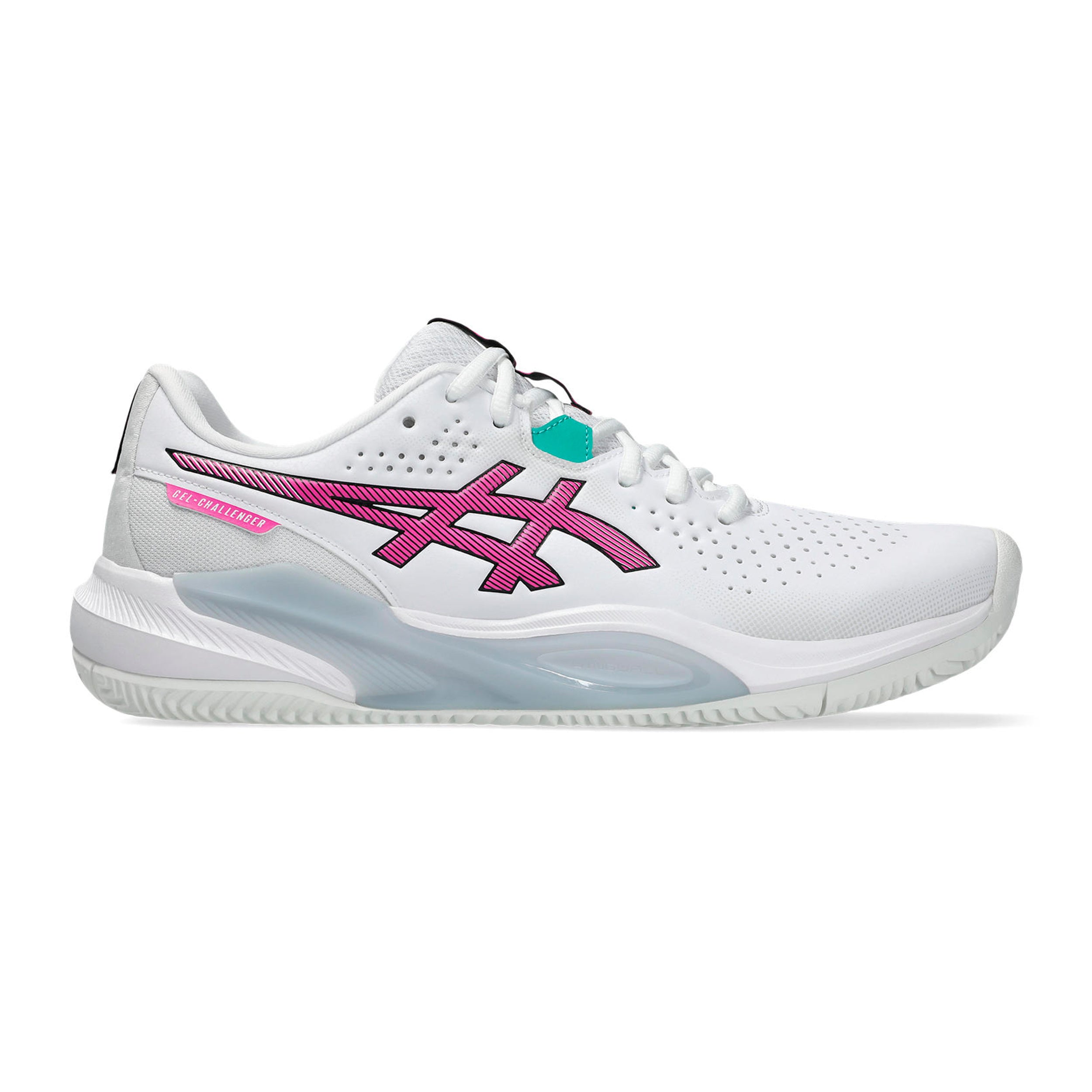 ASICS Gel-Challenger 15 Zapatilla tierra batida Hombres - blanco, rosa
