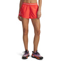 Tech Play Up Shorts Mujeres-rojo, blanco
