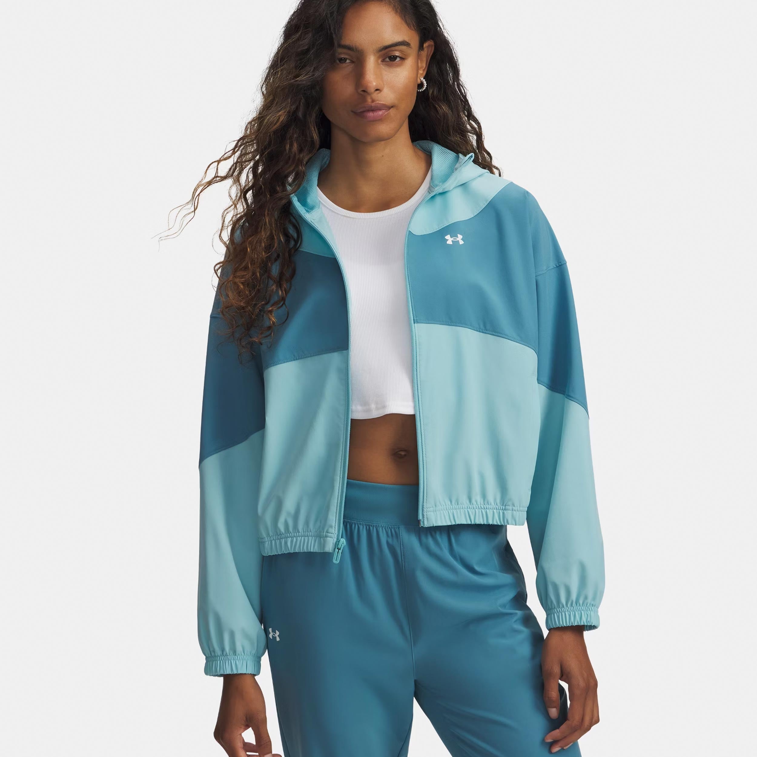 Under Armour Rival Woven Chaqueta de entrenamiento Mujeres-azul