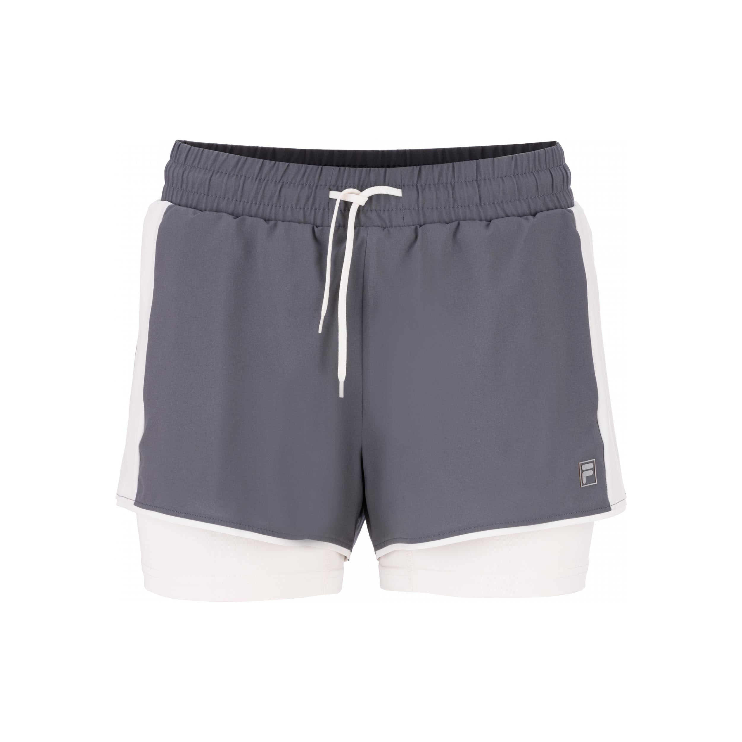 Fila Elea Shorts Mujeres - azul-gris, blanco roto
