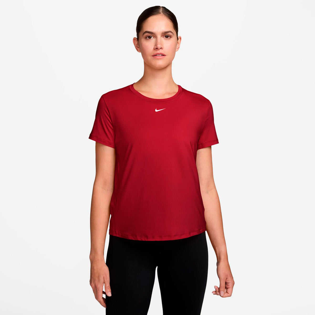 Nike One Dri-Fit Camiseta de manga corta Mujeres - rojo