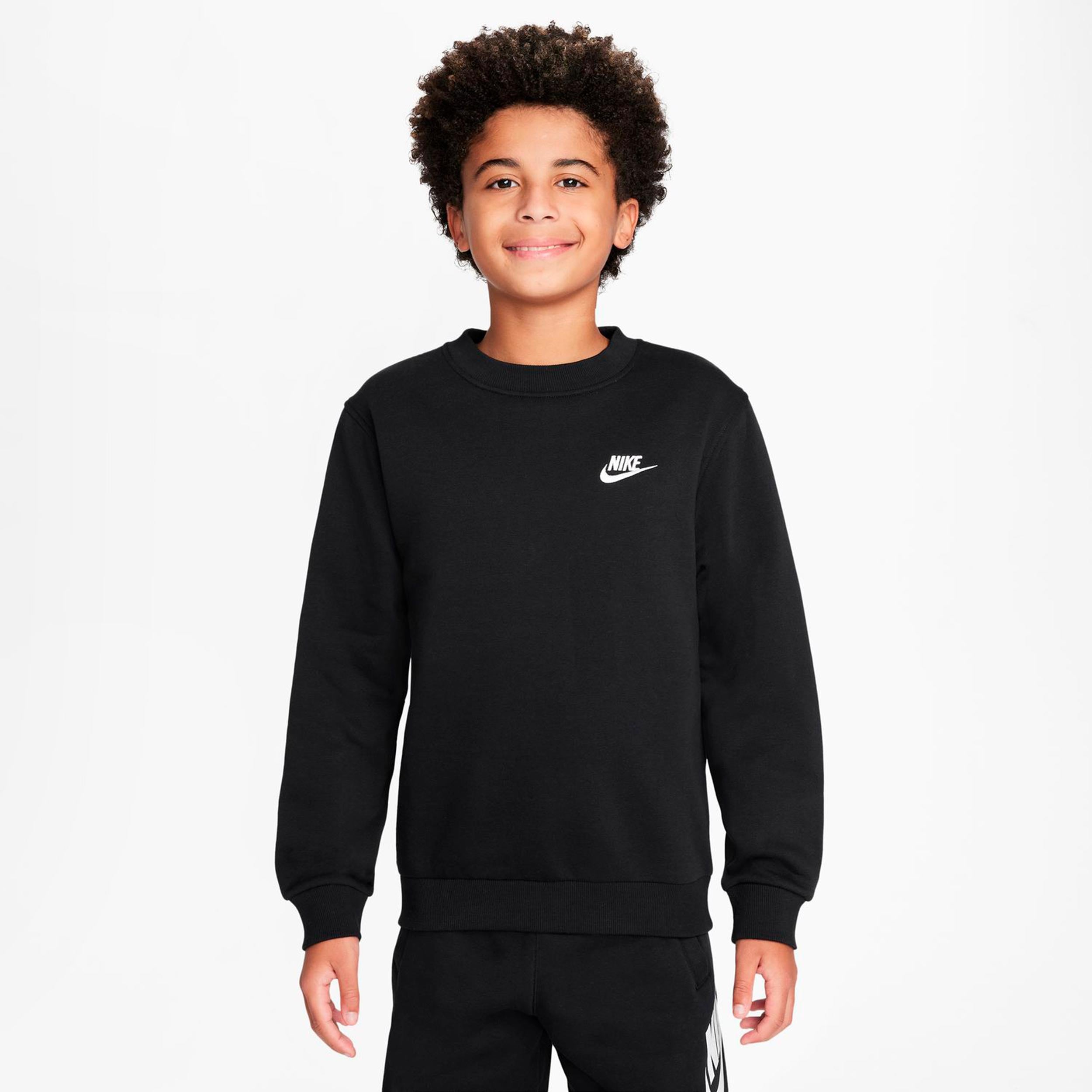 Nike Club Fleece Sudadera Niños - negro