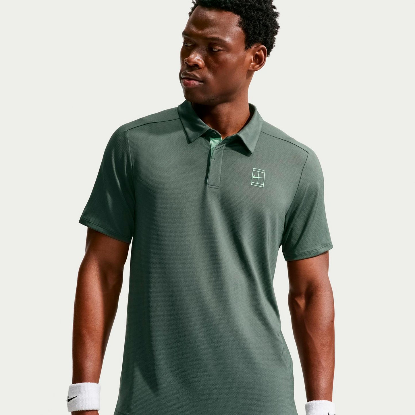 Nike Court Dri-FIT Advantage Polo Hombres - blanco rot