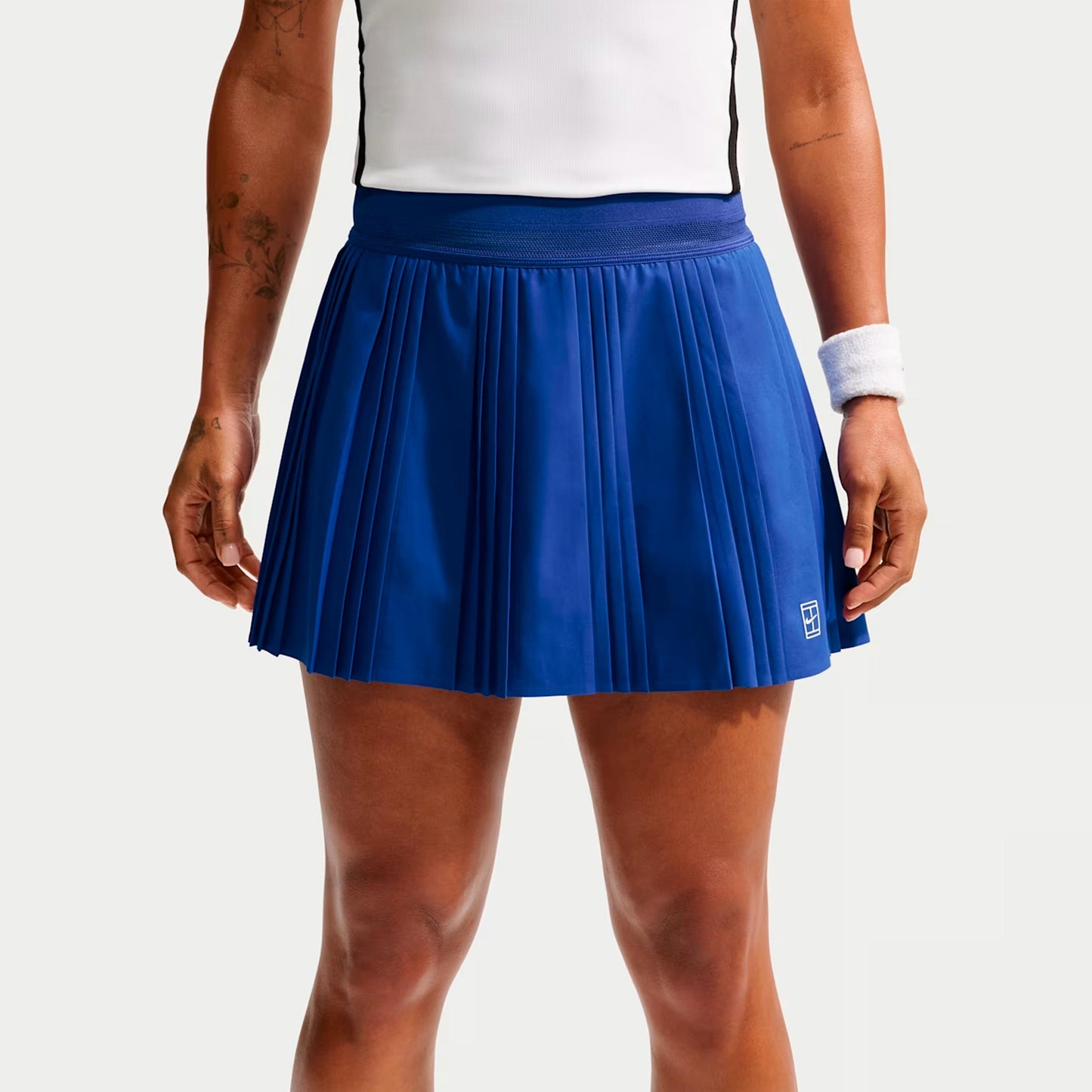 Nike Court Dri-FIT Advantage Ace Falda Mujeres - azul, blanco