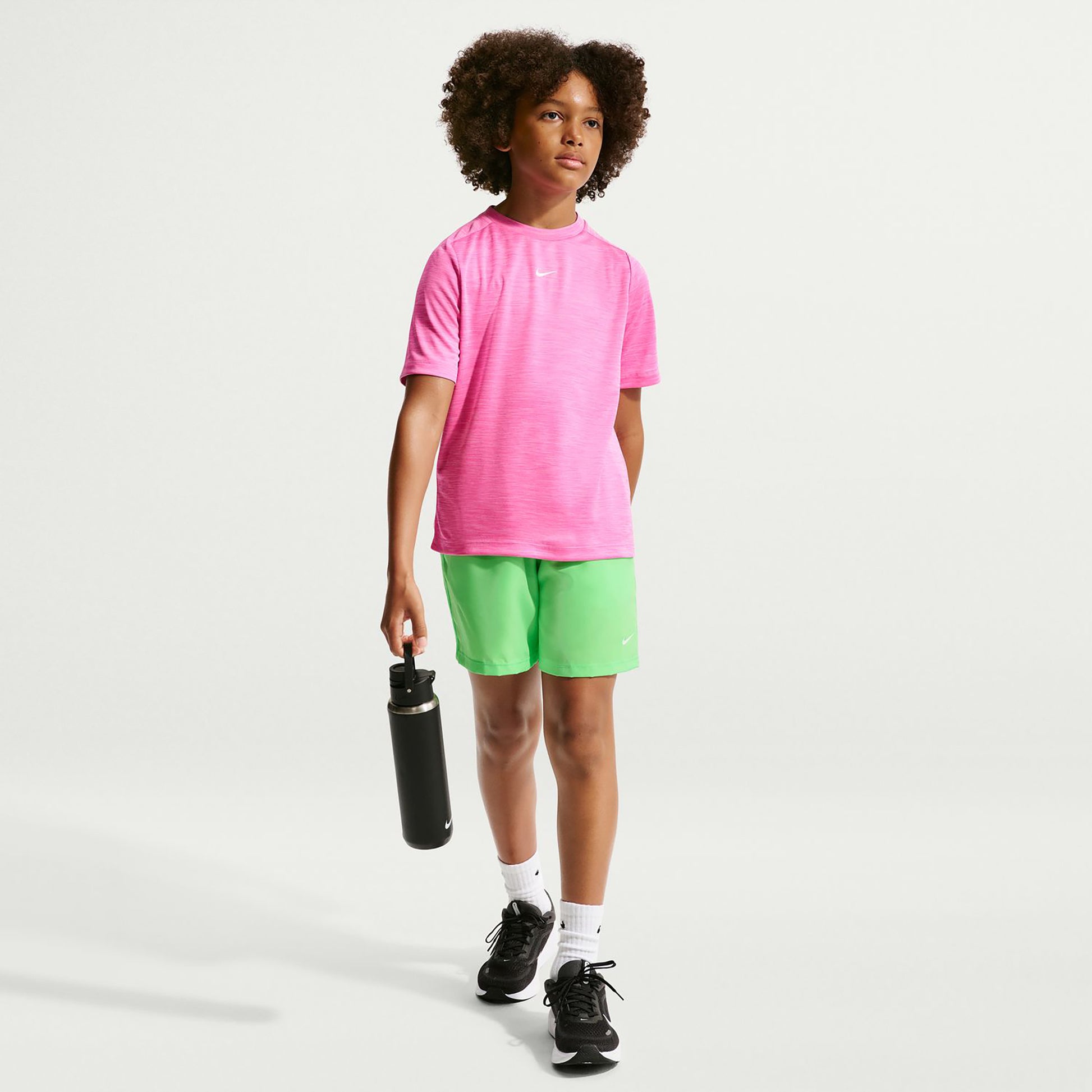 Nike Dri-FIT Multi Heather Camiseta de manga corta Niños - rosa, rosa
