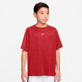 Dri-FIT Multi Heather Camiseta de manga corta Niños - rojo