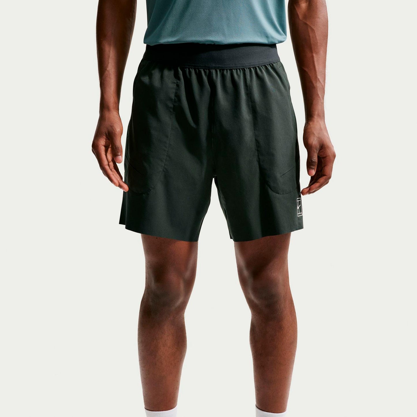 Nike Jannik Sinner Court Dri-FIT Advantage 6in Shorts Hombres - gris oscuro