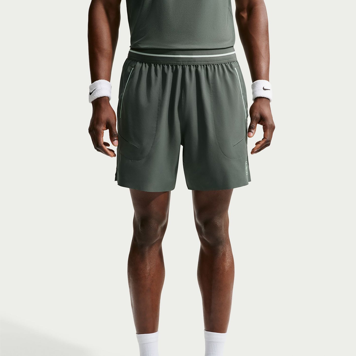 Nike Court Dri-FIT Advantage 6in Shorts Hombres - blanco rot
