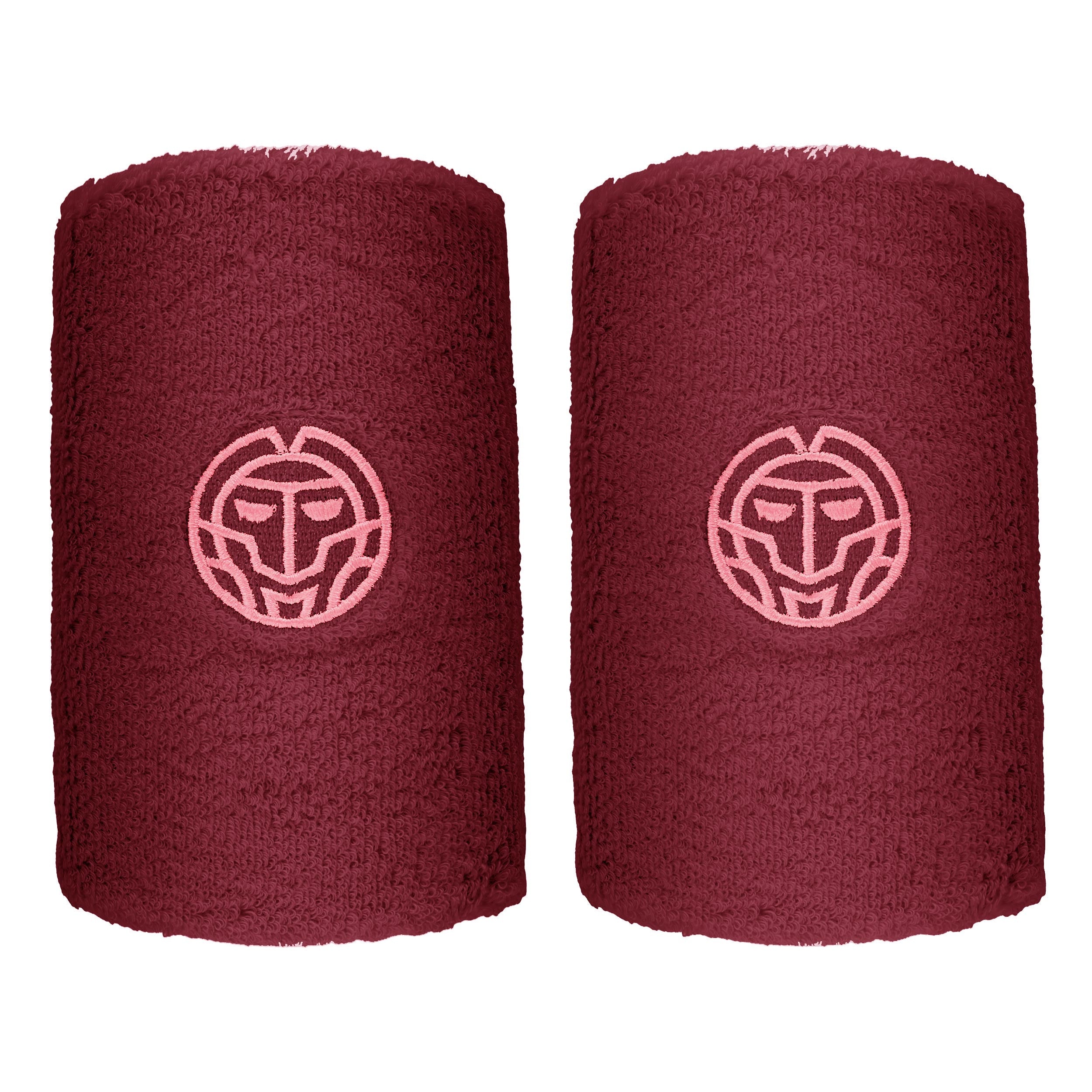 BIDI BADU Freeze Out Cinta para sudor Pack de 2 largo - rojo oscuro