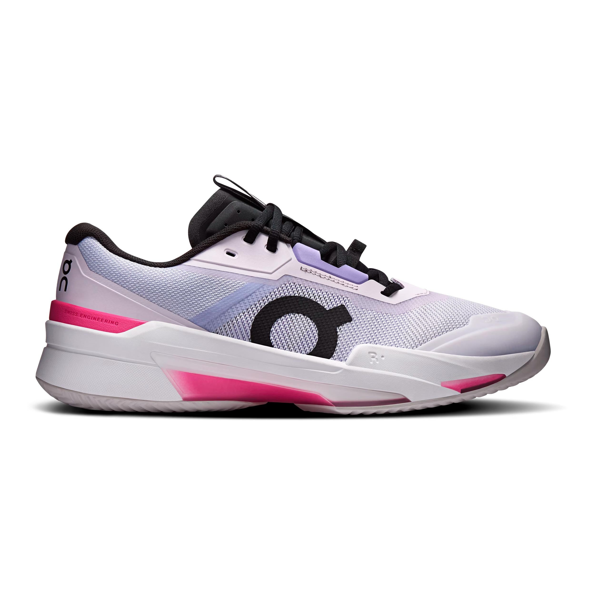 On THE ROGER Pro Fire Zapatilla tierra batida Hombres - morado, rosa