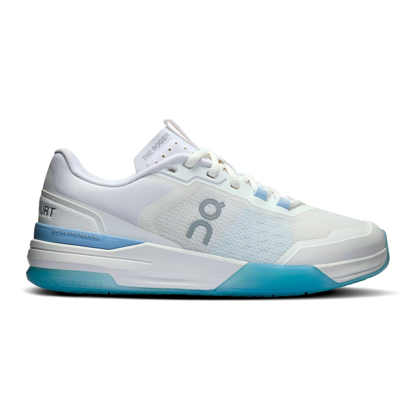 On THE ROGER ADV Pro Zapatilla todas las superficies Mujeres - blanco, azul claro