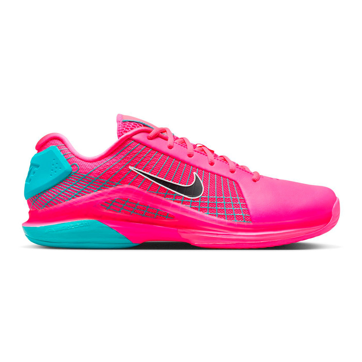 Nike Vapor 12 Hypersmash Zapatilla todas las superficies Hombres-rosa neón, turquesa