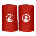 Long Cinta para sudor - Pack de 2 Unisex-rojo, blanco