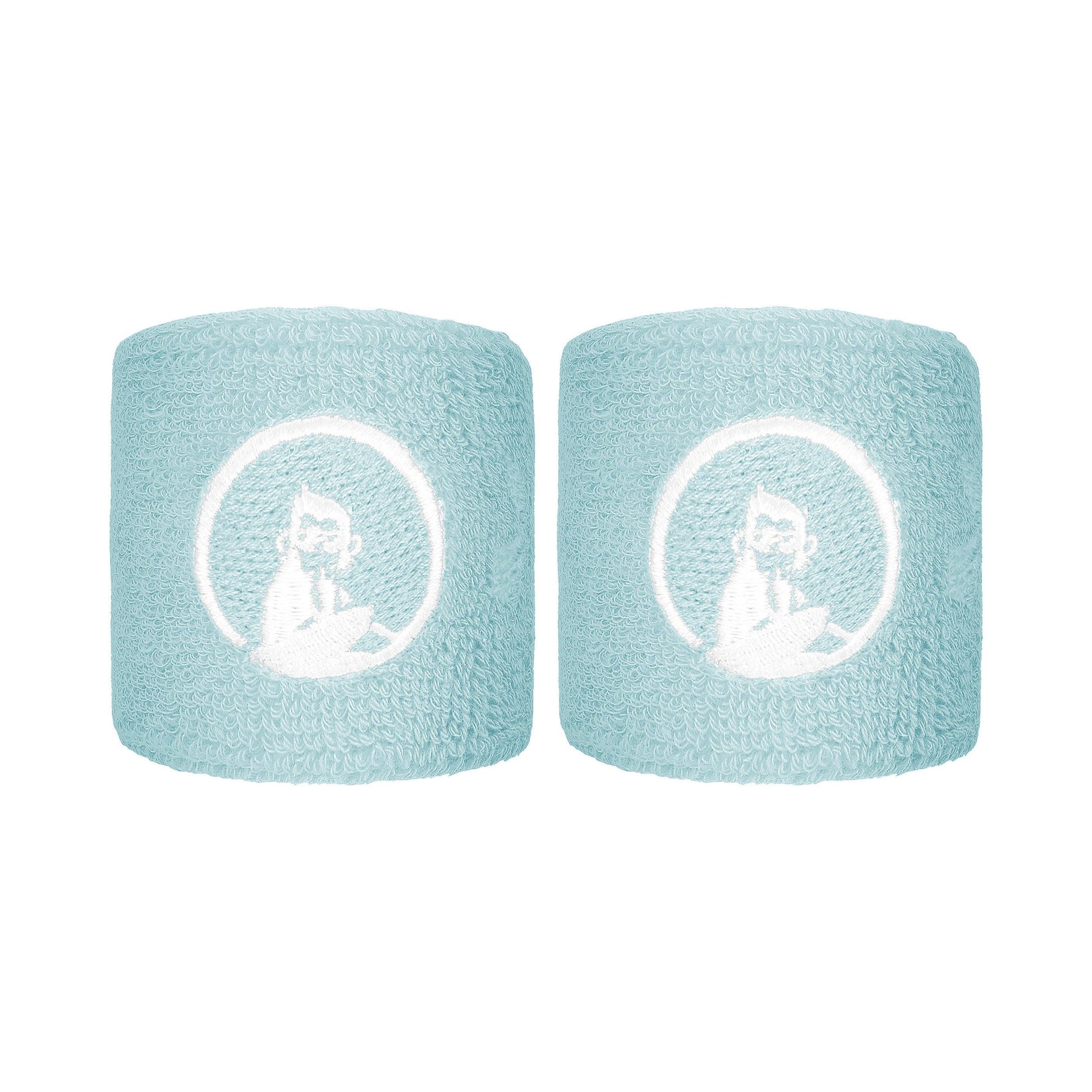 Quiet Please Memories Faded Memories Cinta para sudor Pack de 2 Unisex - azul claro