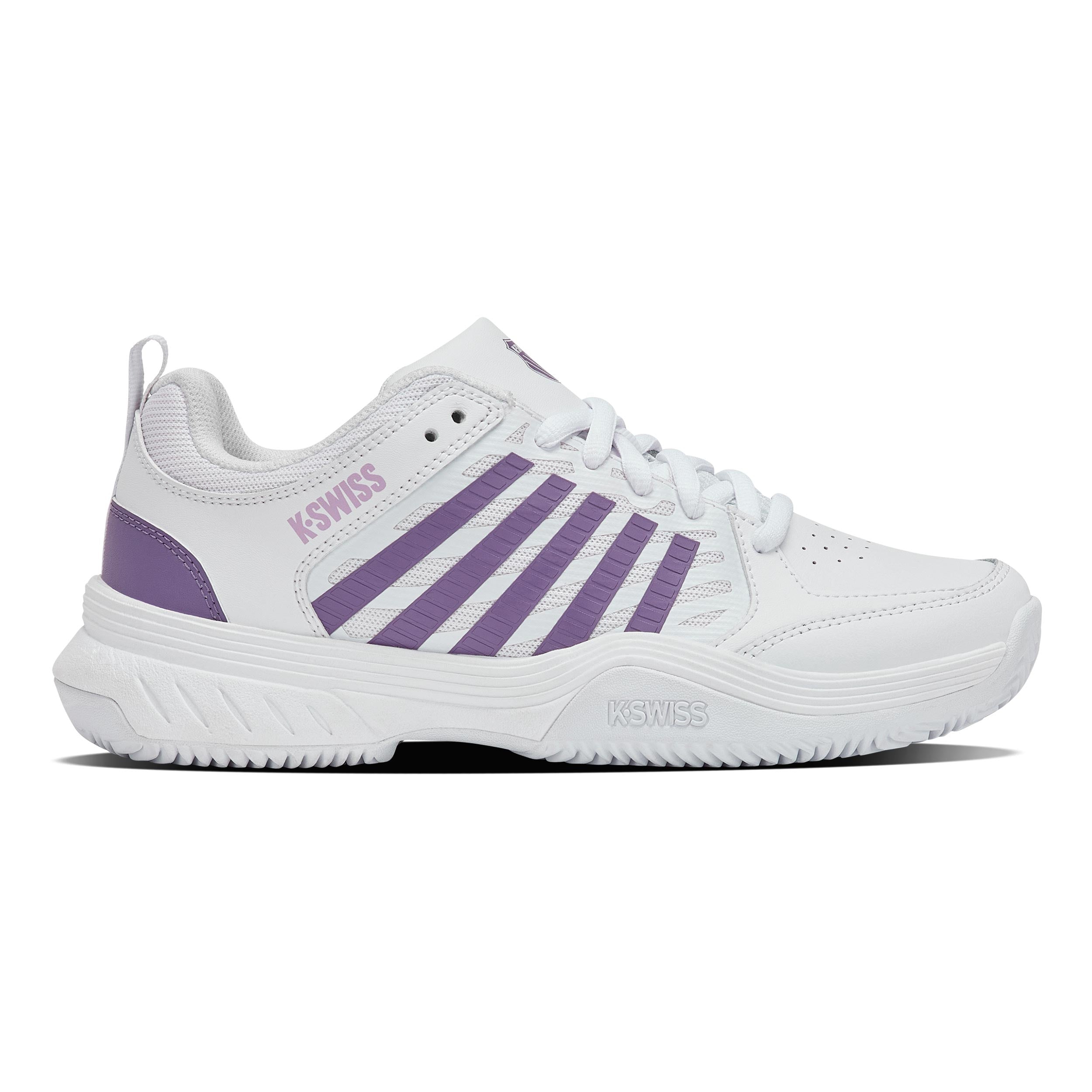 K-Swiss Court Express 2 Zapatilla tierra batida Mujeres - blanco, lavanda