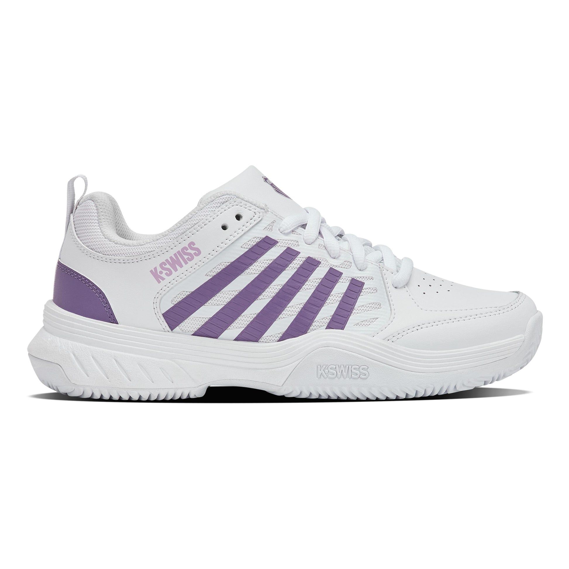 K-Swiss Court Express 2 Zapatilla tierra batida Mujeres - blanco, lavanda