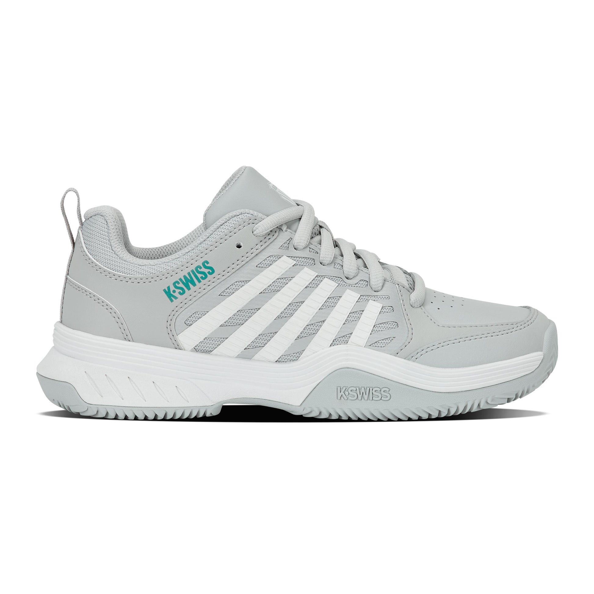K-Swiss Court Express 2 Zapatilla tierra batida Mujeres - gris claro, blanco